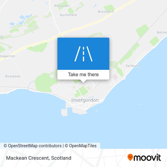 Mackean Crescent map