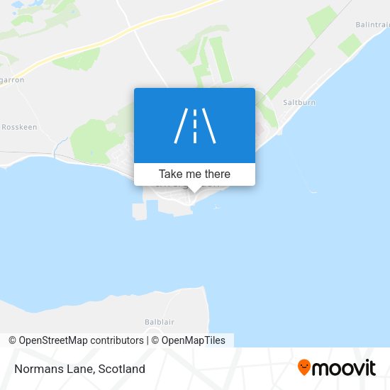Normans Lane map