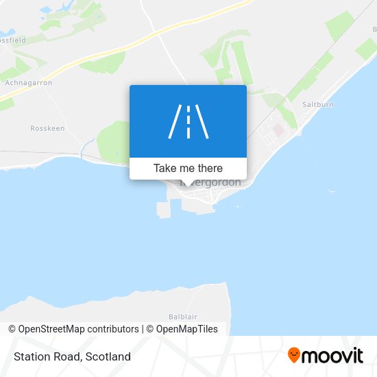 Station Road map