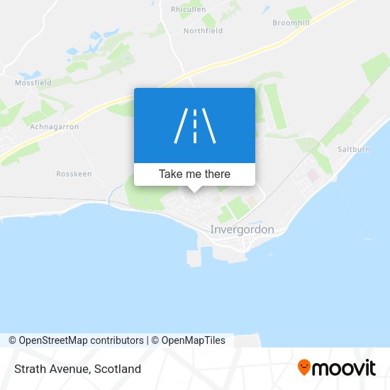 Strath Avenue map