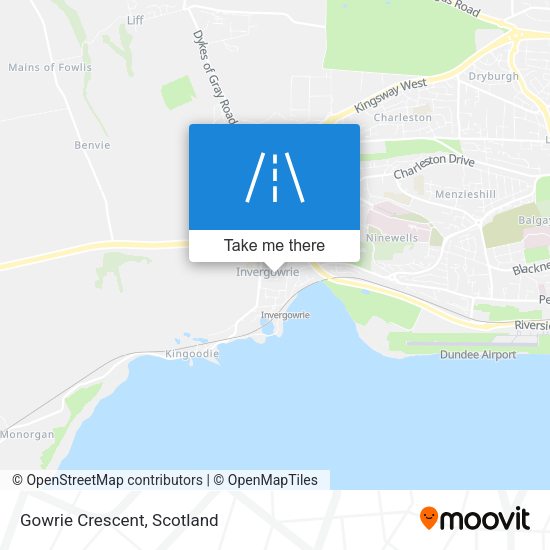 Gowrie Crescent map