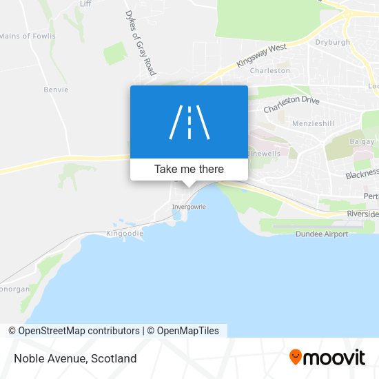 Noble Avenue map