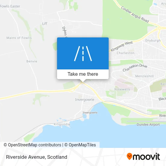 Riverside Avenue map