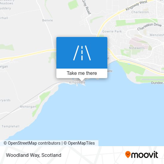 Woodland Way map