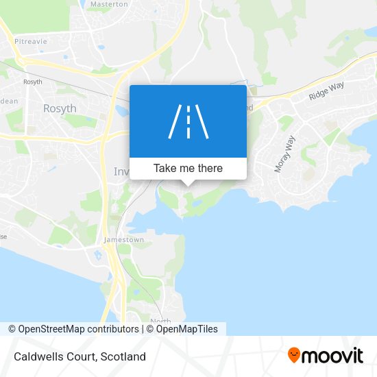 Caldwells Court map