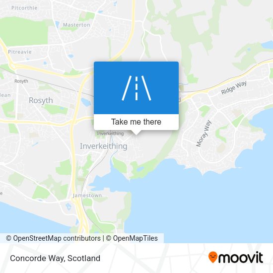 Concorde Way map