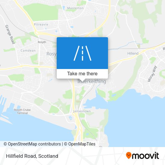 Hillfield Road map