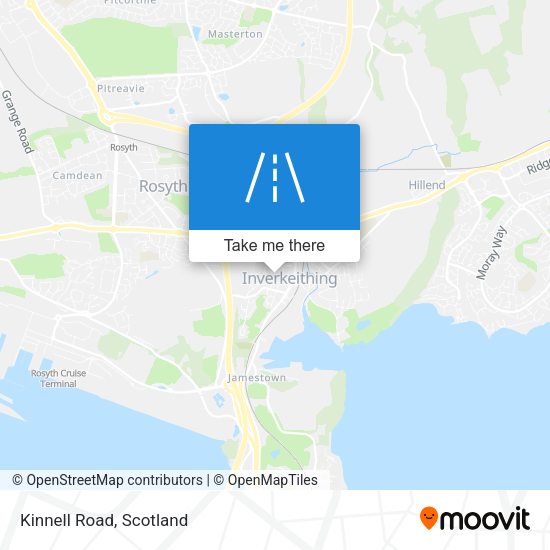 Kinnell Road map