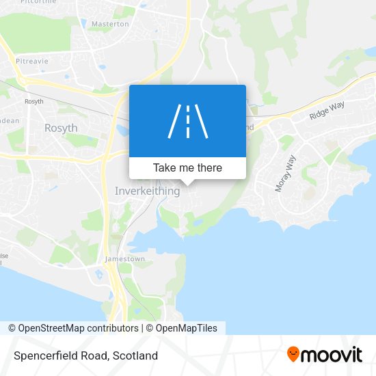 Spencerfield Road map