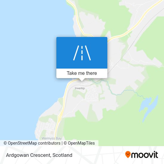 Ardgowan Crescent map