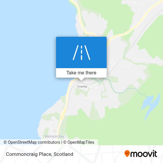 Commoncraig Place map