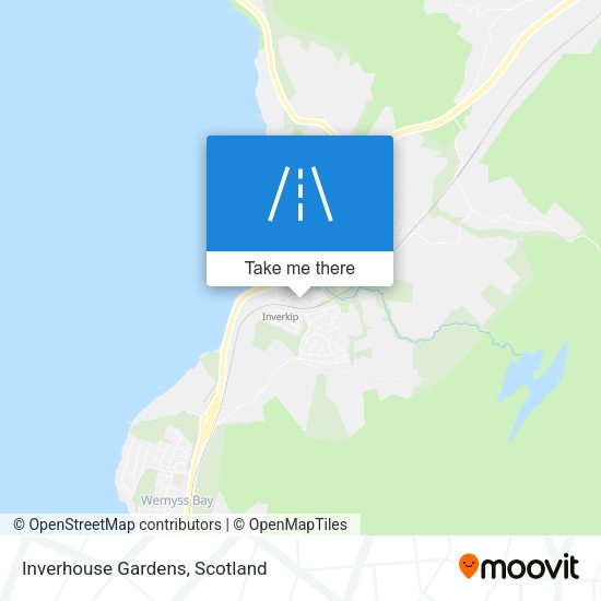 Inverhouse Gardens map
