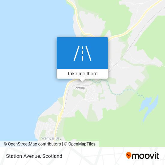 Station Avenue map