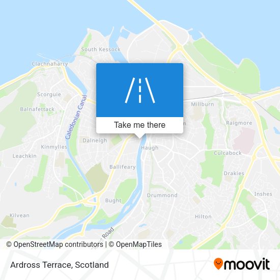 Ardross Terrace map