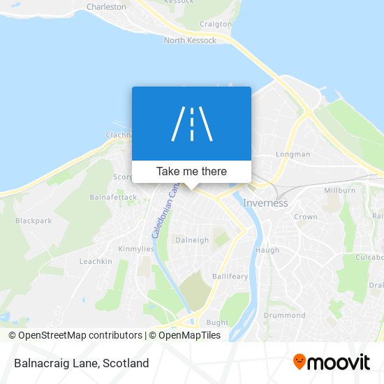 Balnacraig Lane map