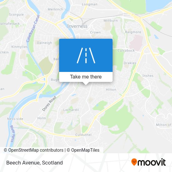 Beech Avenue map