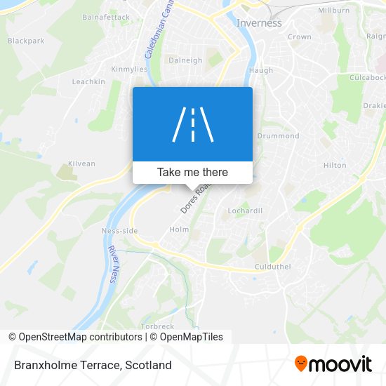 Branxholme Terrace map