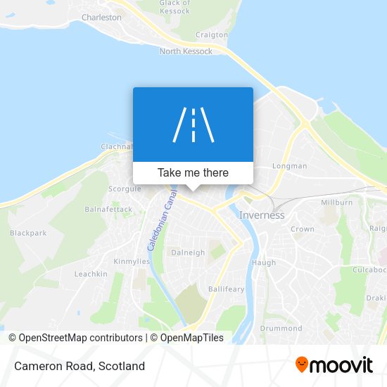 Cameron Road map