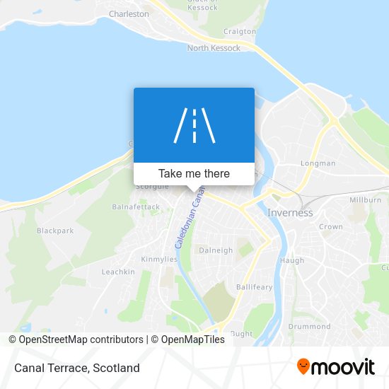 Canal Terrace map