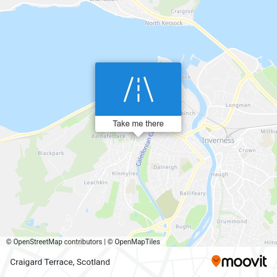 Craigard Terrace map