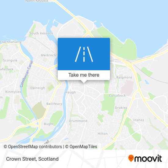 Crown Street map