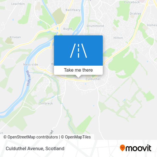 Culduthel Avenue map