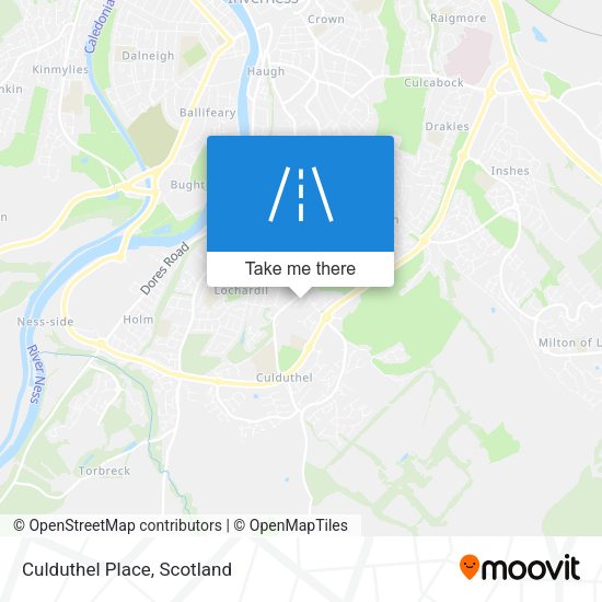 Culduthel Place map