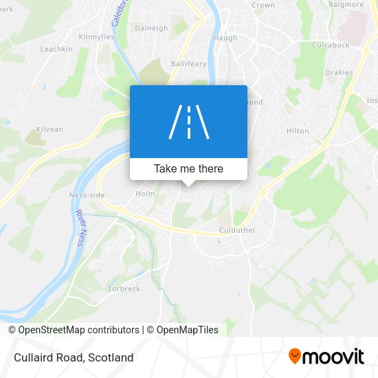 Cullaird Road map