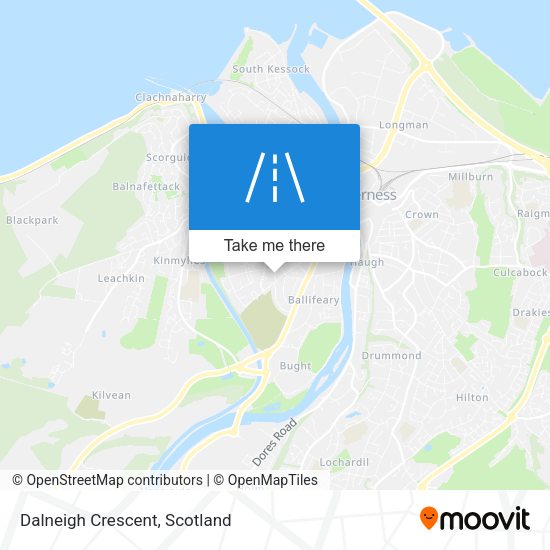 Dalneigh Crescent map