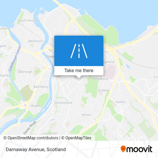 Darnaway Avenue map