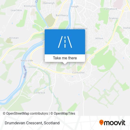 Drumdevan Crescent map