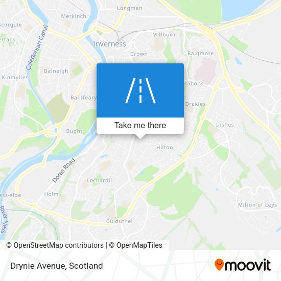 Drynie Avenue map