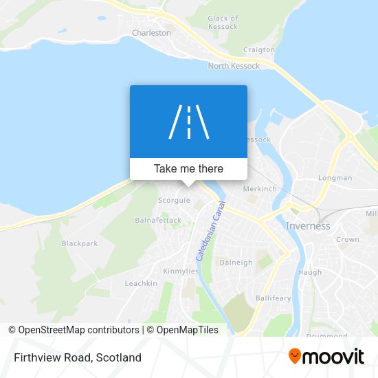 Firthview Road map