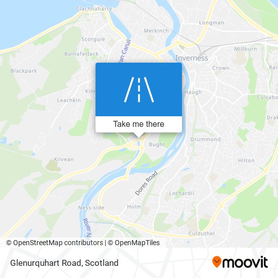 Glenurquhart Road map