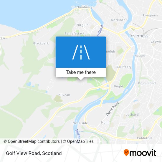 Golf View Road map