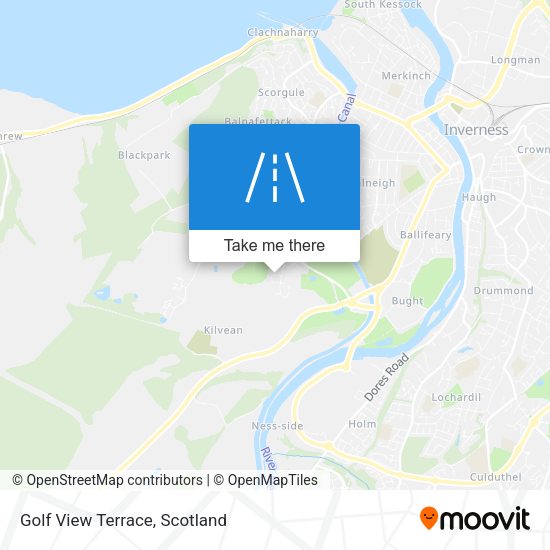 Golf View Terrace map