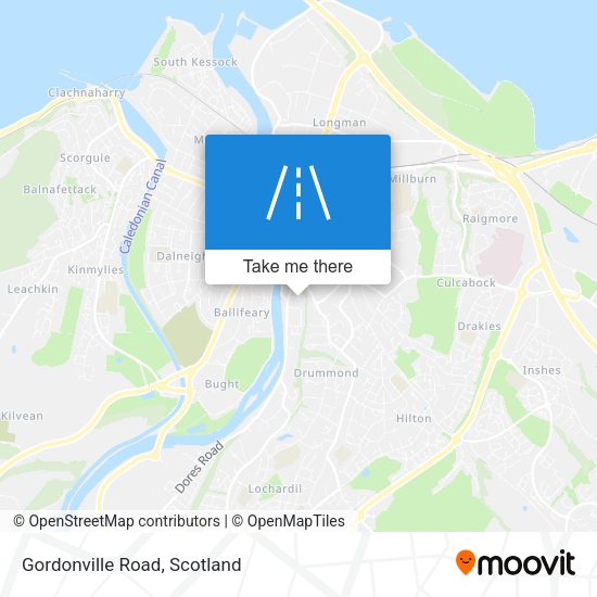 Gordonville Road map