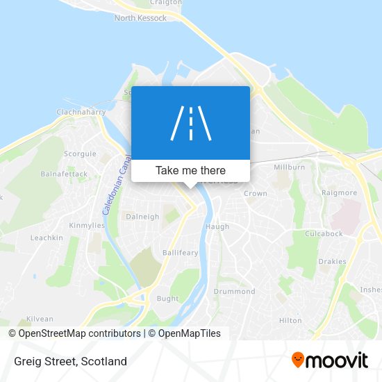 Greig Street map
