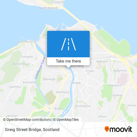 Greig Street Bridge map