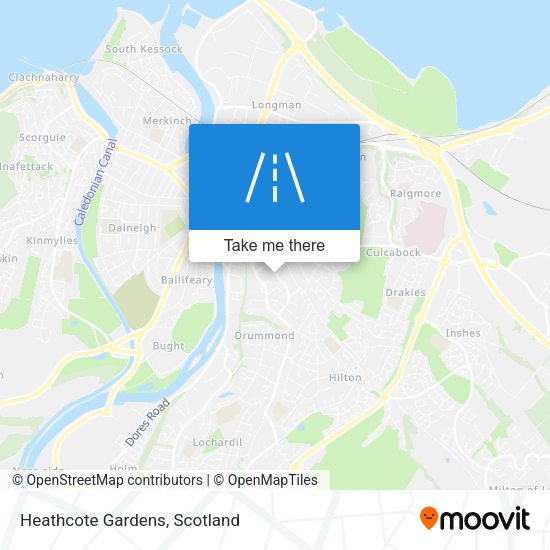 Heathcote Gardens map