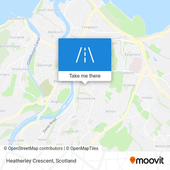 Heatherley Crescent map