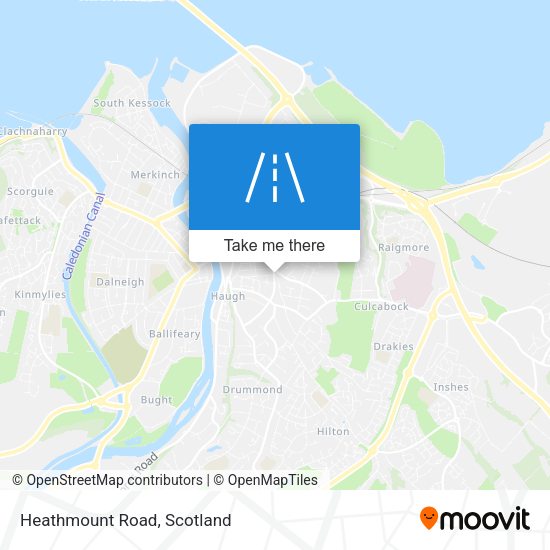 Heathmount Road map