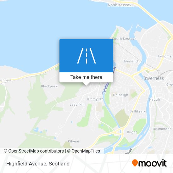 Highfield Avenue map