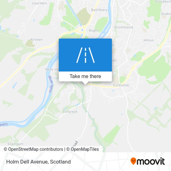 Holm Dell Avenue map