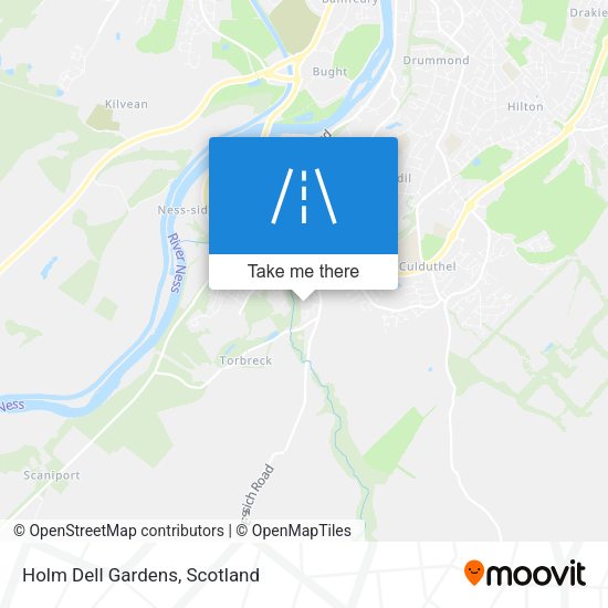 Holm Dell Gardens map
