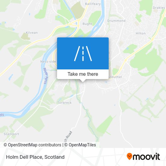 Holm Dell Place map