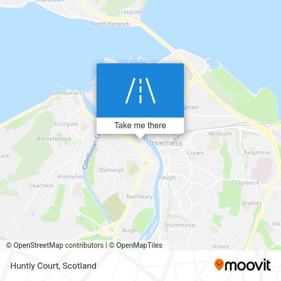 Huntly Court map