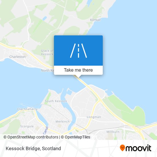 Kessock Bridge map