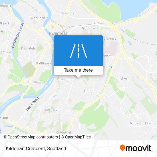 Kildonan Crescent map