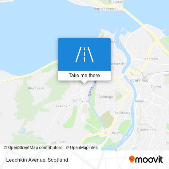 Leachkin Avenue map